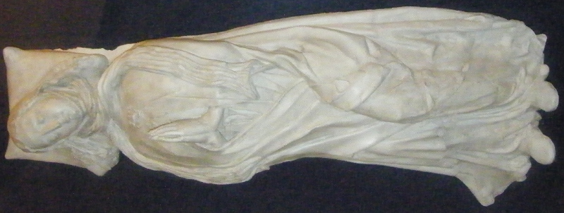 Czech Prague - Prague castle St George Basilica effigy of St Ludima 1371